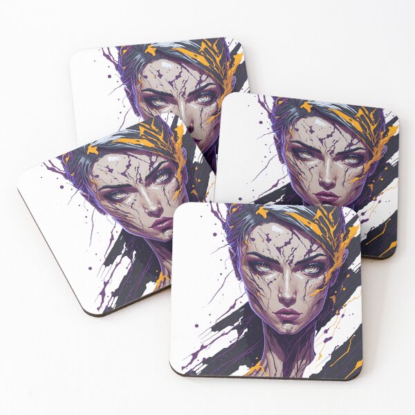 Item preview, Beautiful woman color paint splash. designed and sold by Amorndetch.