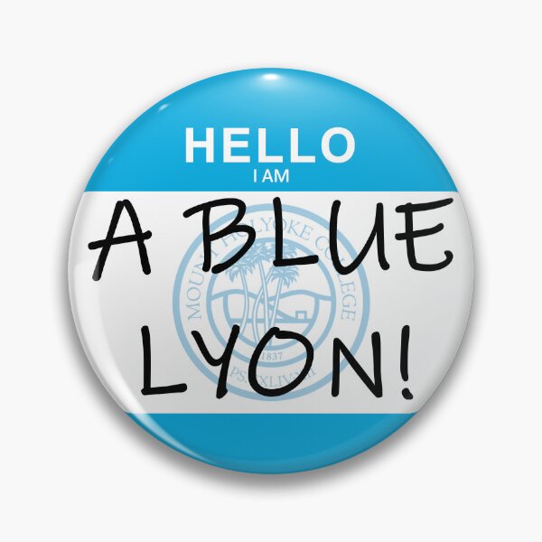 Item preview, MHC Blue Lyon Name Tag designed and sold by SpoonDealer.