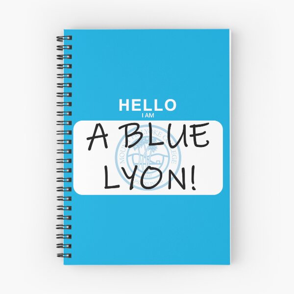 Item preview, MHC Blue Lyon Name Tag designed and sold by SpoonDealer.