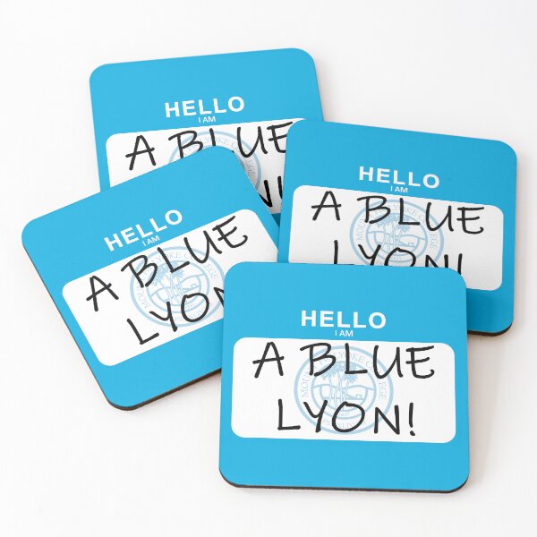 Item preview, MHC Blue Lyon Name Tag designed and sold by SpoonDealer.