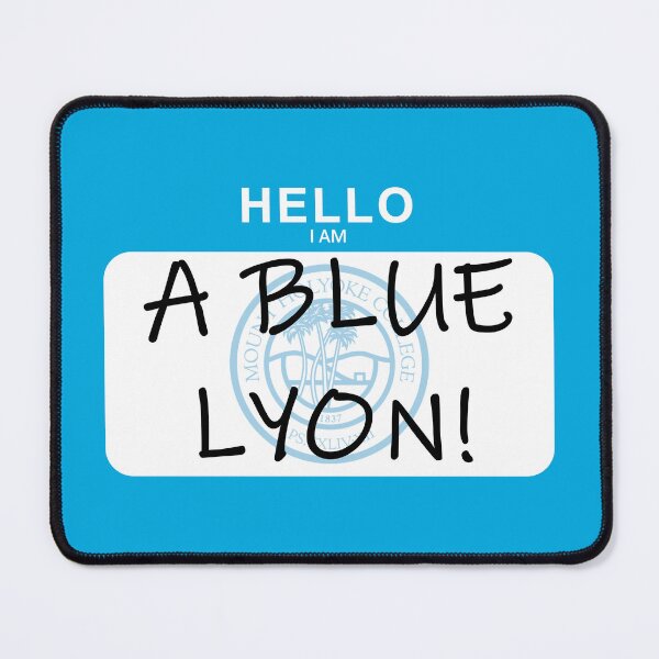 Item preview, MHC Blue Lyon Name Tag designed and sold by SpoonDealer.