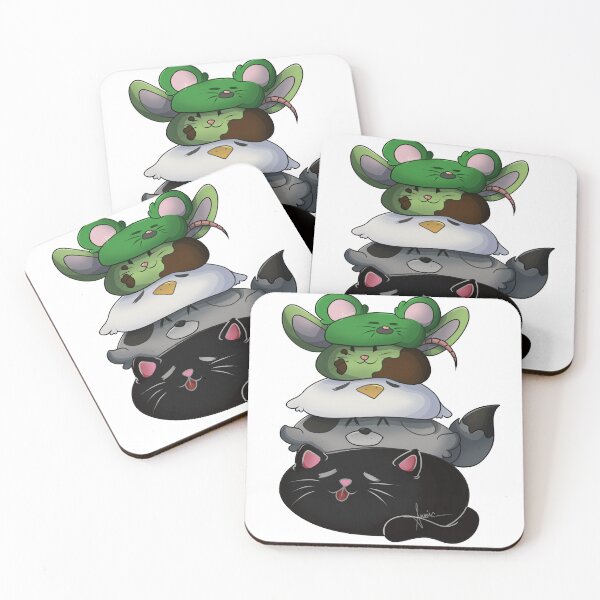 Item preview, aromeowtic, stack of animals designed and sold by arviemarii.