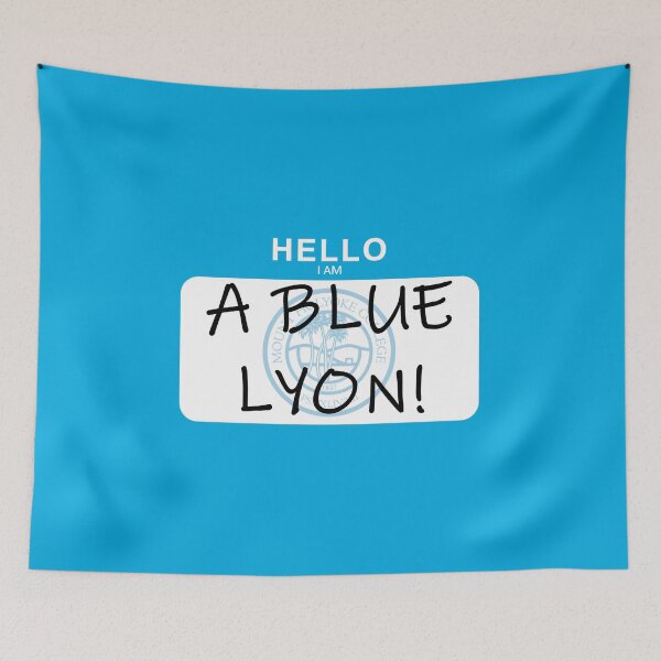 Item preview, MHC Blue Lyon Name Tag designed and sold by SpoonDealer.