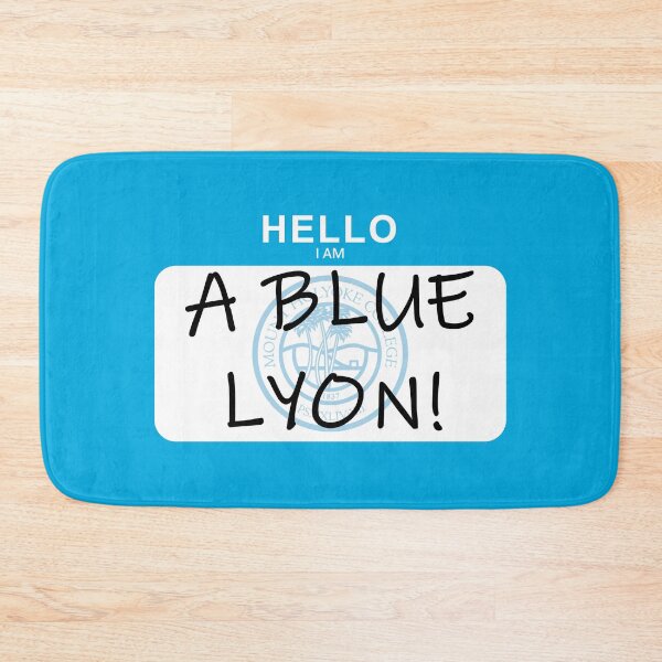 Item preview, MHC Blue Lyon Name Tag designed and sold by SpoonDealer.