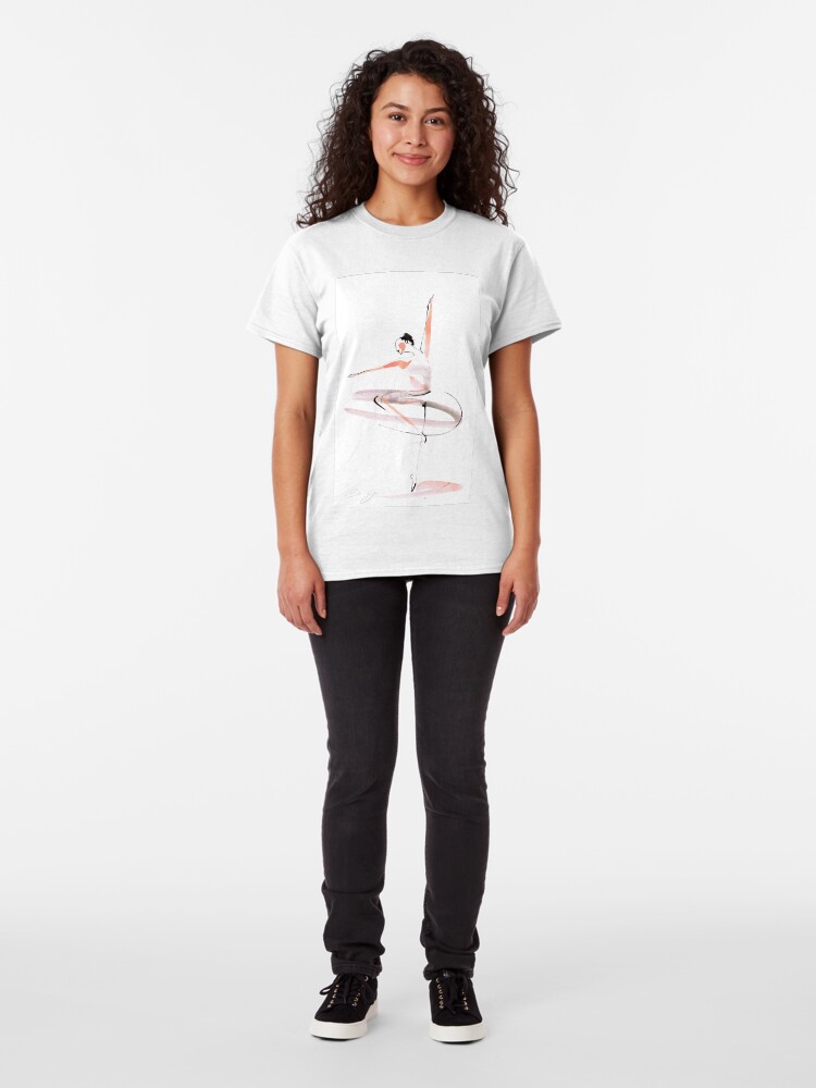 Alternate view of Ballet Dance Drawing Classic T-Shirt