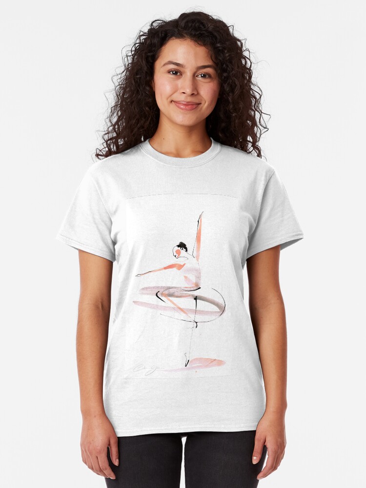 Alternate view of Ballet Dance Drawing Classic T-Shirt