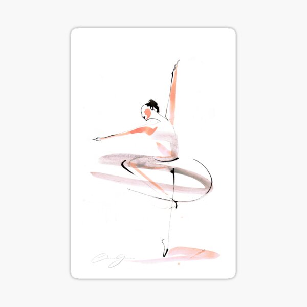 Item preview, Ballet Dance Drawing designed and sold by CatarinaGarcia.