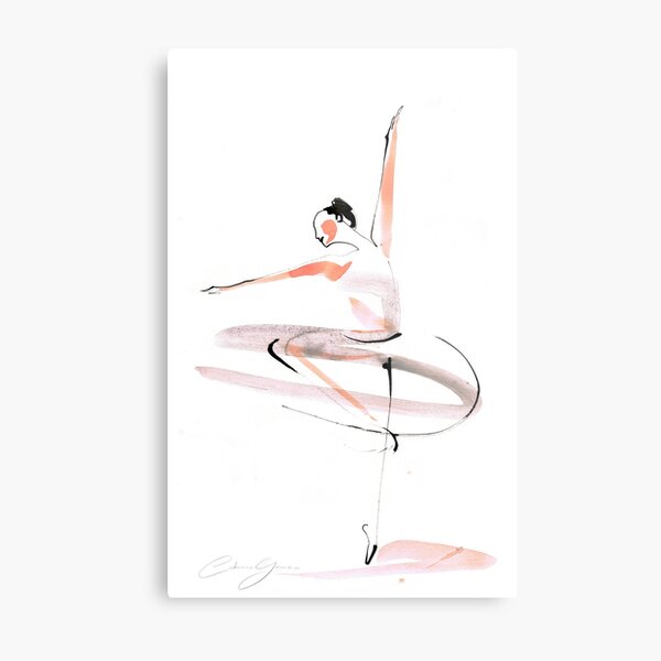 Ballet Dance Drawing Metal Print