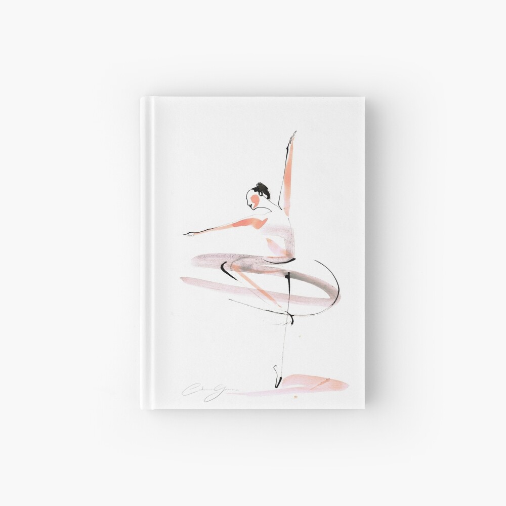 Ballet Dance Drawing Hardcover Journal
