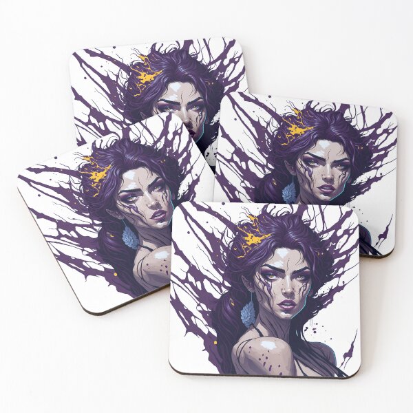 Item preview, Beautiful woman color paint splash. designed and sold by Amorndetch.