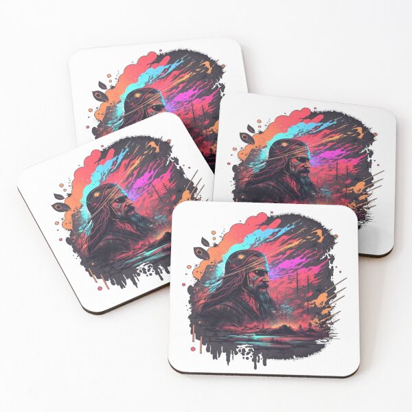 Item preview, Vibrant Watercolor Art of Colorful Indian Tribes designed and sold by JojoArtEvo.