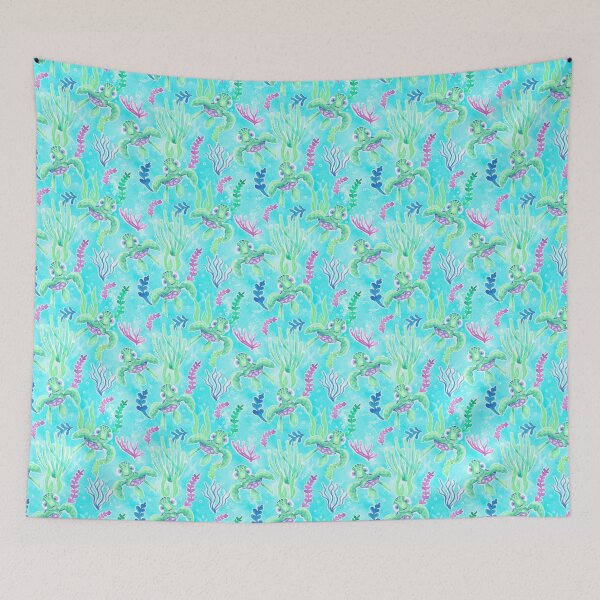 Item preview, Neon Floral Baby Turtle Squirt designed and sold by Rainbows Galore.