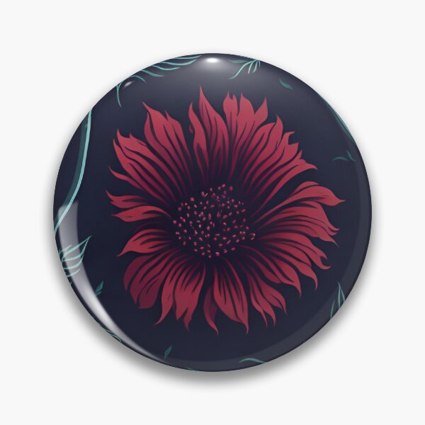 Item preview, Red Color Floral Pattern designed and sold by DesignCentrum.