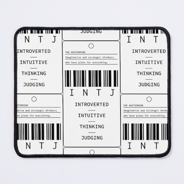 Item preview, INTJ - The Mastermind - Introverted Intuitive Thinking Judging Personality designed and sold by Millusti.
