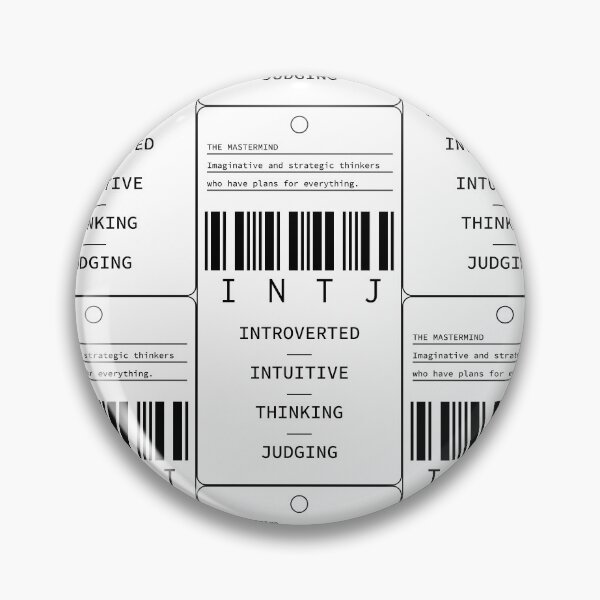 Item preview, INTJ - The Mastermind - Introverted Intuitive Thinking Judging Personality designed and sold by Millusti.