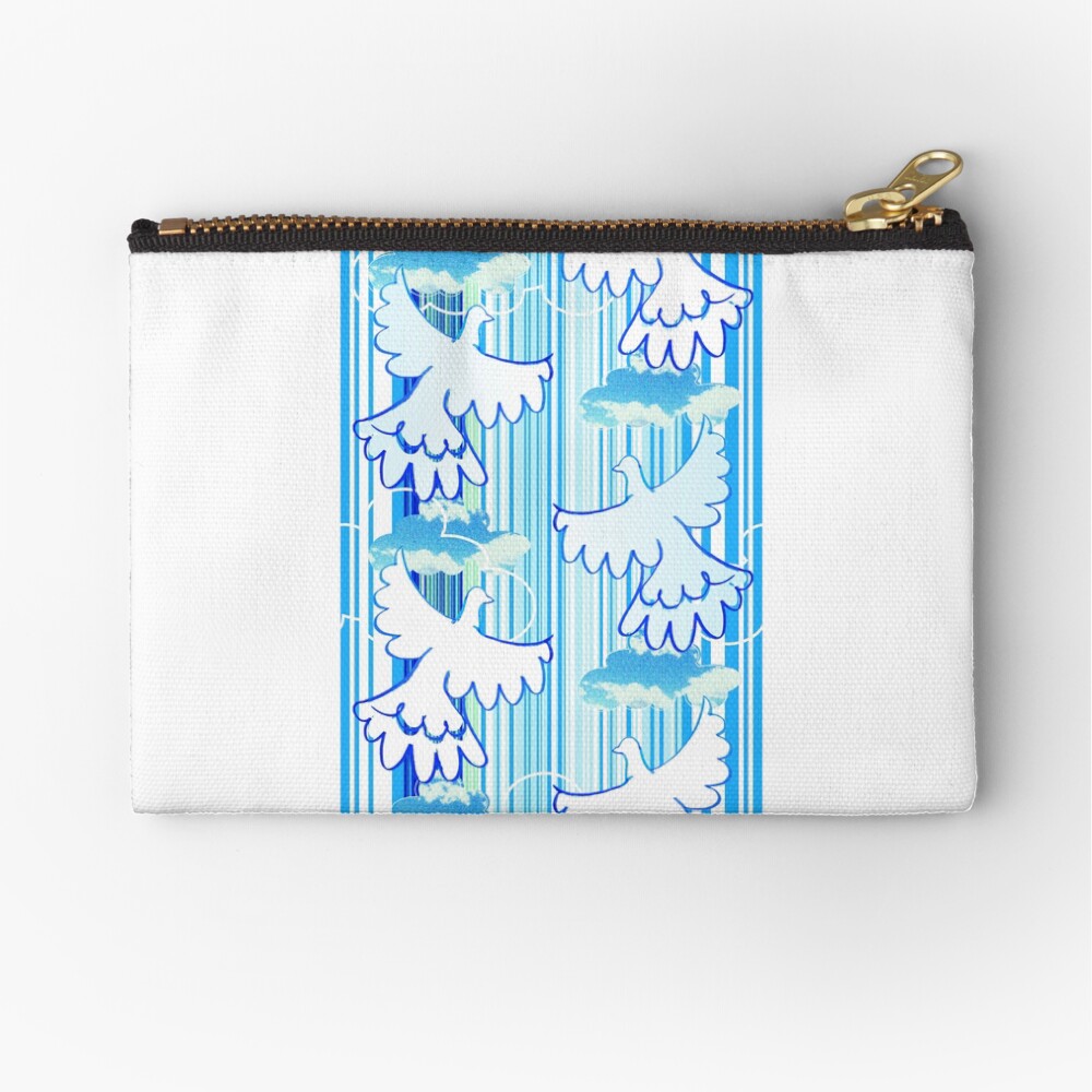 free - celebration of peace pattern Zipper Pouch