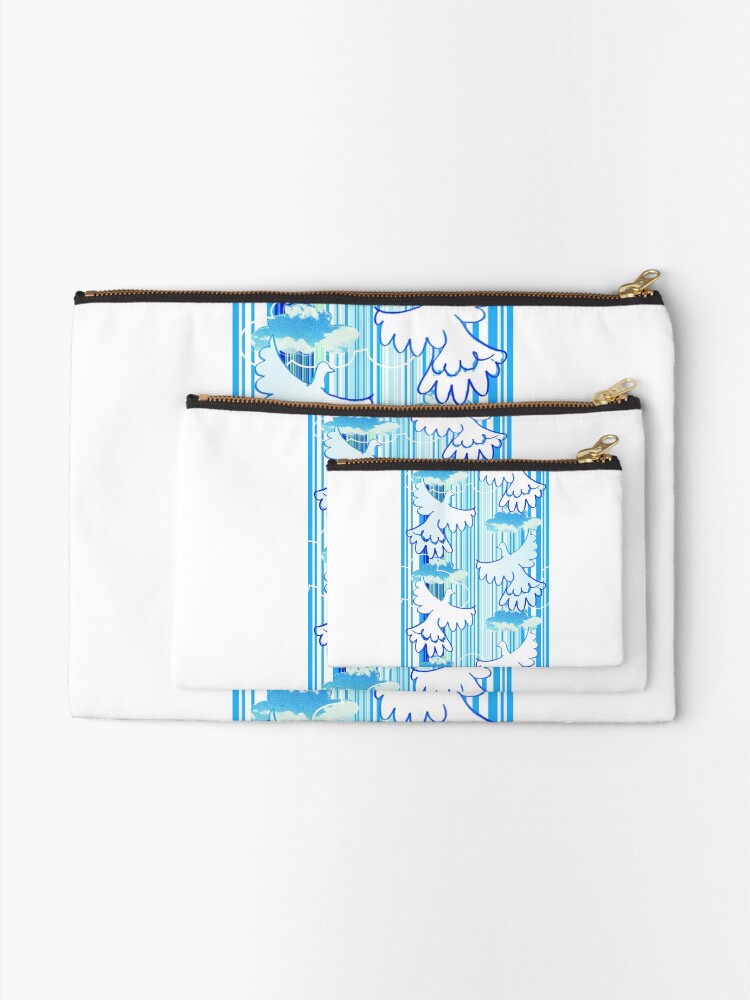 Alternate view of free - celebration of peace pattern Zipper Pouch