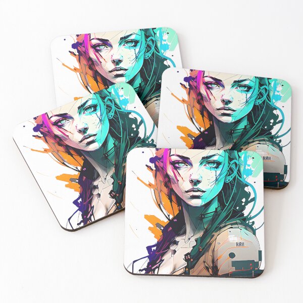 Item preview, Beautiful woman color paint splash. designed and sold by Amorndetch.