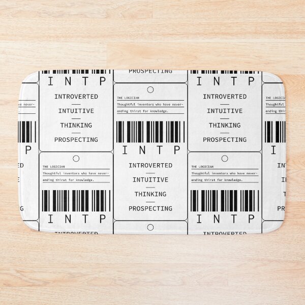 Item preview, INTP - The Logician - Introverted Intuitive Thinking Prospecting Personality designed and sold by Millusti.