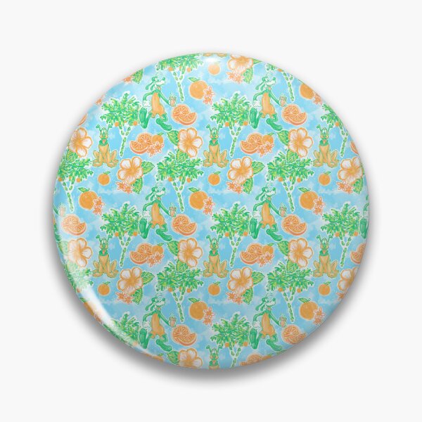 Item preview, Neon Floral Tangerine Cartoon Dogs designed and sold by Rainbows Galore.