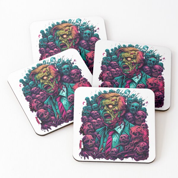 Item preview, Vibrant Zombie Delight - Colorful Zombie Art designed and sold by JojoArtEvo.