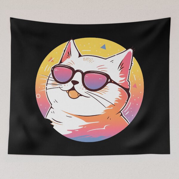 Item preview, Summer cat designed and sold by ArtHideaway.