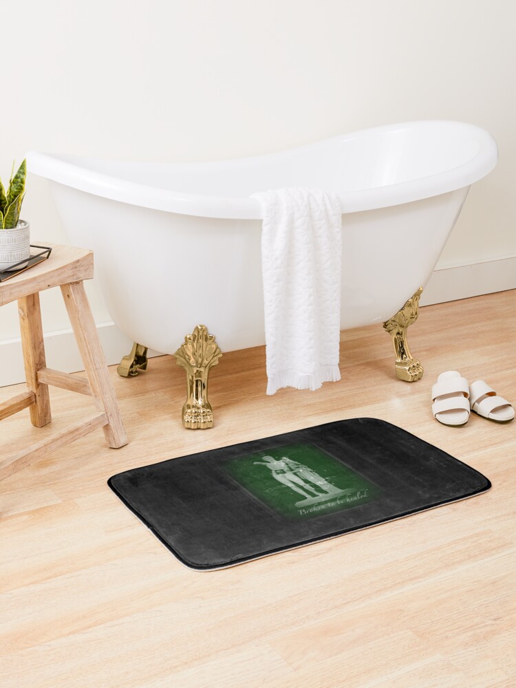 Thumbnail 2 of 6, Bath Mat, THE SKY IS FALLING designed and sold by MODerATEtheDAN.