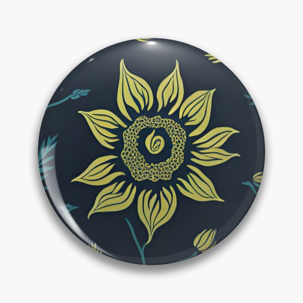 Item preview, Yellow Color Floral Pattern designed and sold by DesignCentrum.