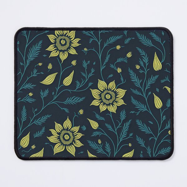 Item preview, Yellow Color Floral Pattern designed and sold by DesignCentrum.