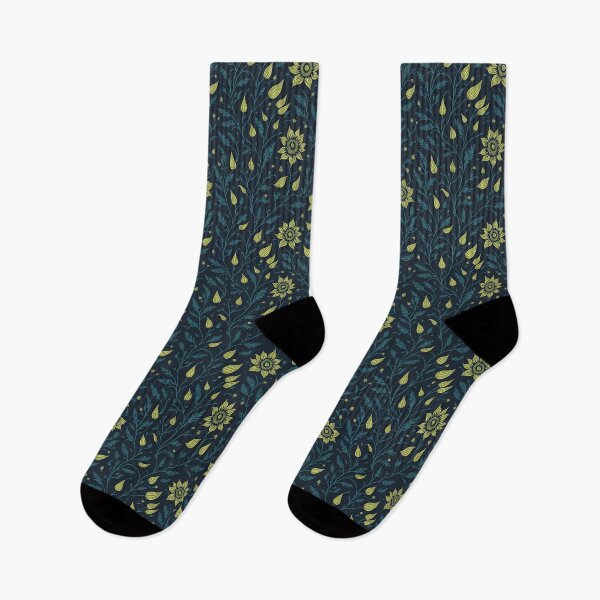 Item preview, Yellow Color Floral Pattern designed and sold by DesignCentrum.