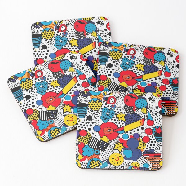Item preview, Pop Art Splatter Pattern designed and sold by DB509-Arts.