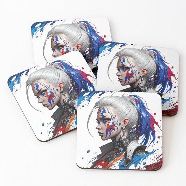 Item preview, Madness woman color paint splash. designed and sold by Amorndetch.