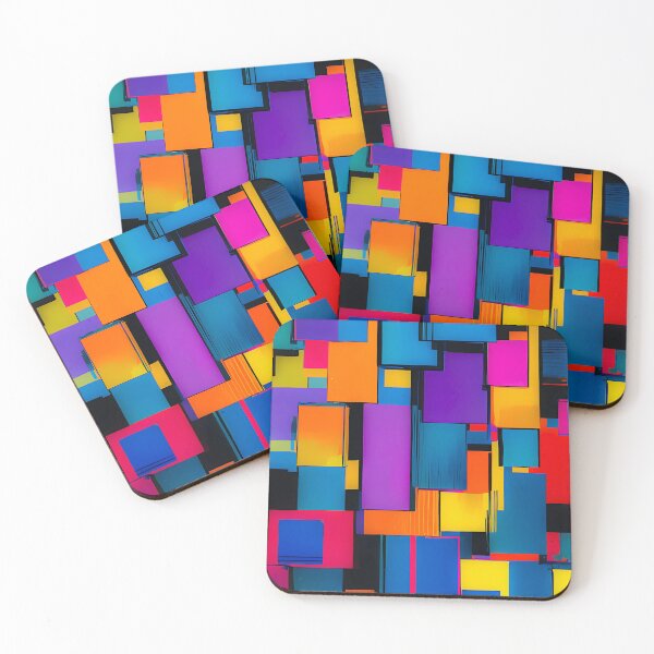 Item preview, Squares, abstract art designed and sold by shrolts.