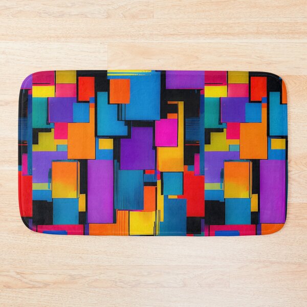 Item preview, Squares, abstract art designed and sold by shrolts.