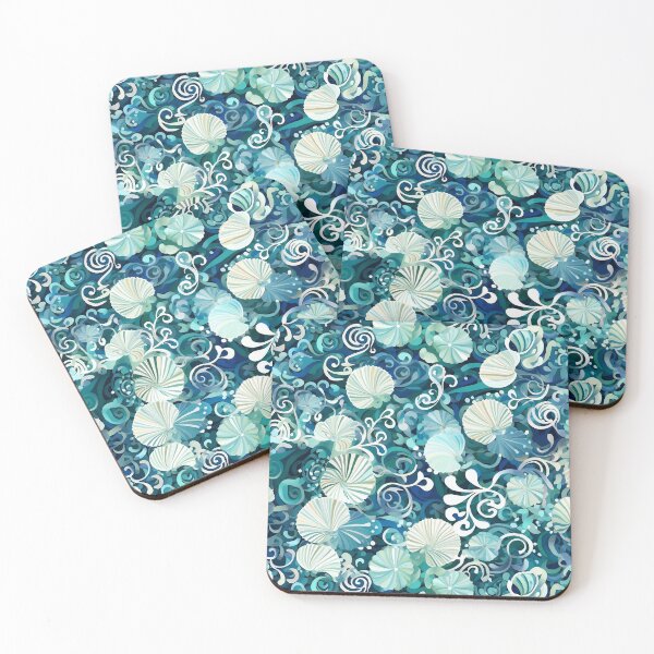 Item preview, Blue Shell Seascape designed and sold by DB509-Arts.