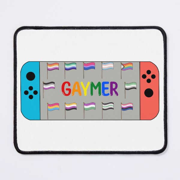 Item preview, GAYMER Pride Console designed and sold by Ace In Space Studios.