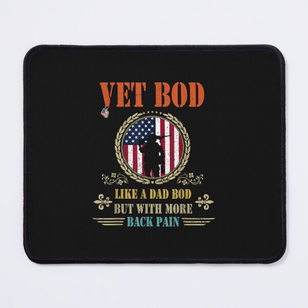 Item preview, Vet Bod Like Dad Bod But More Back Pain Vintage USA Veteran designed and sold by domitrovi.
