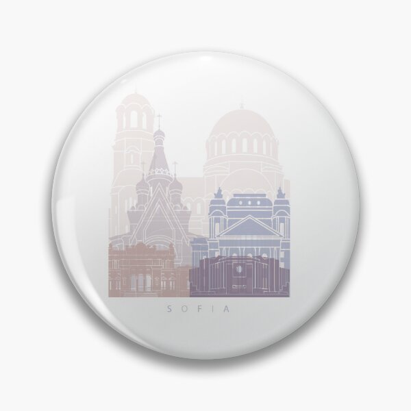 Item preview, SOFIA SKYLINE POSTER PASTEL designed and sold by paulrommer.