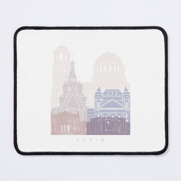 Item preview, SOFIA SKYLINE POSTER PASTEL designed and sold by paulrommer.