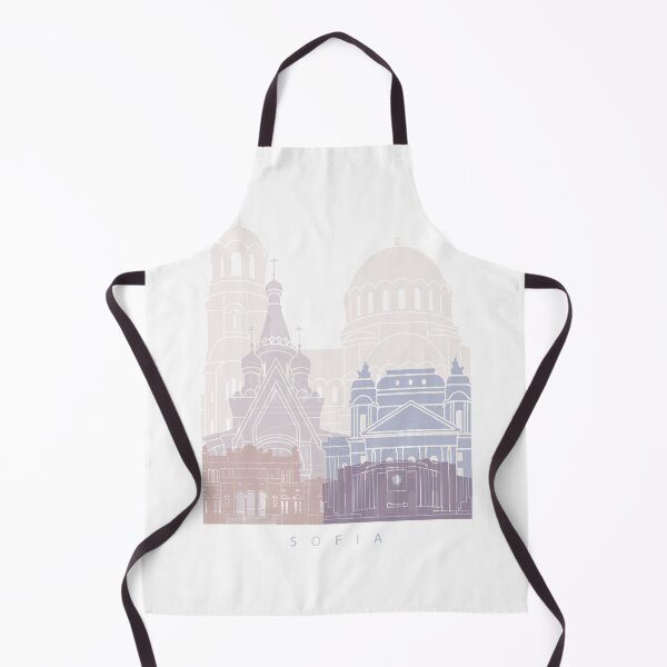 Item preview, SOFIA SKYLINE POSTER PASTEL designed and sold by paulrommer.