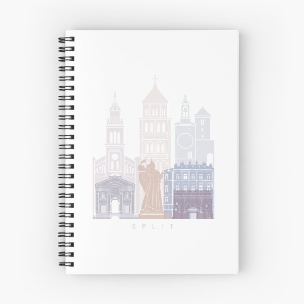 Item preview, SPLIT SKYLINE POSTER PASTEL designed and sold by paulrommer.