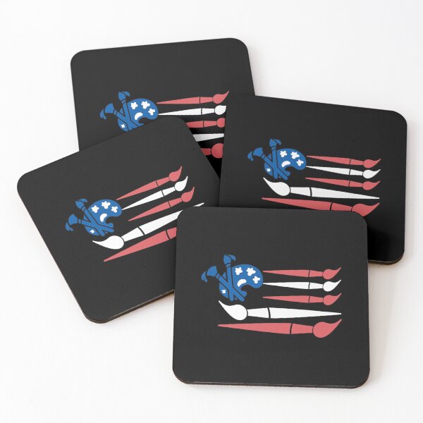 Item preview, Funny USA Art Teacher Flag for the First Day of School designed and sold by Winter--Flowers.