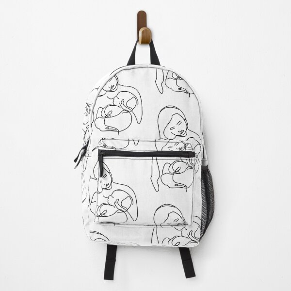 Item preview, Mother and her baby line art on white designed and sold by ciaobebo.
