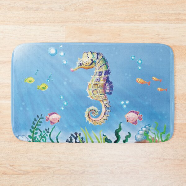 Item preview, Seahorse - Under the sea, ocean animals painting designed and sold by HajnalkArt.