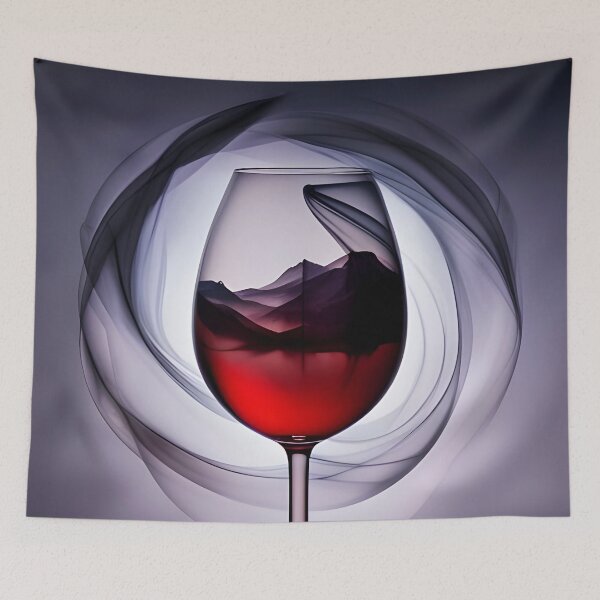 Item preview, Mountains to Drink: A Captivating Double Exposure designed and sold by Arc1.