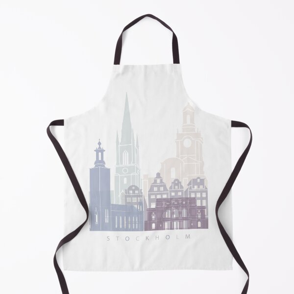 Item preview, STOCKHOLM SKYLINE POSTER PASTEL designed and sold by paulrommer.