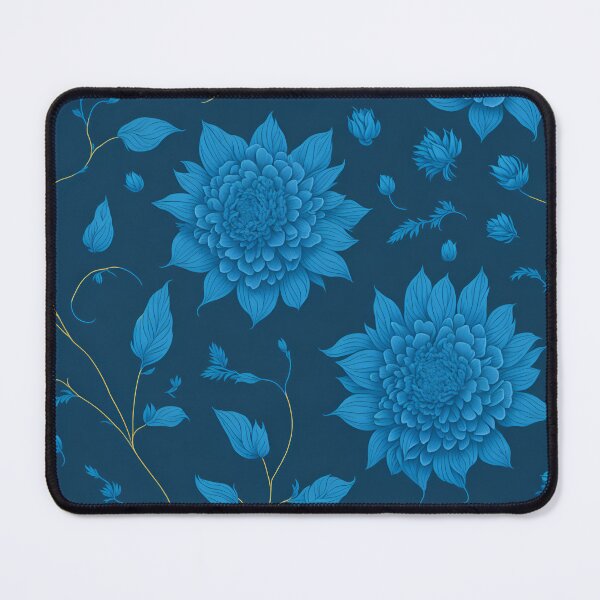 Item preview, Blue Color Floral Pattern designed and sold by DesignCentrum.