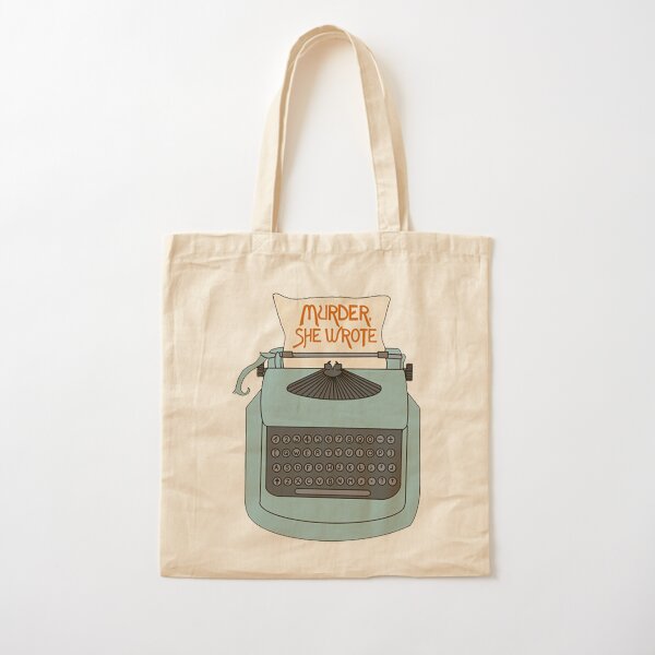 Vista previa del artículo con la obra «Máquina de escribir Jessica Fletcher», diseñado y vendido por brodeirickshop.
