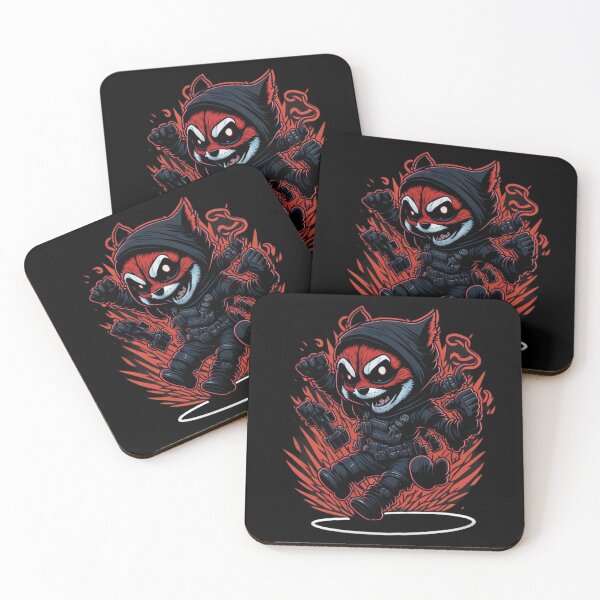 Item preview, Red Panda Ninja 007 designed and sold by Verdine-Sean Daniels.