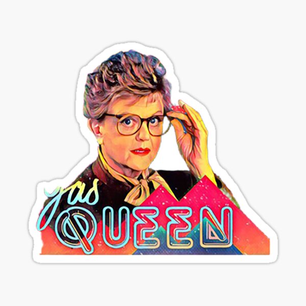 Vista previa del artículo con la obra «Yas a la Reina Jessica Fletcher», diseñado y vendido por brodeirickshop.